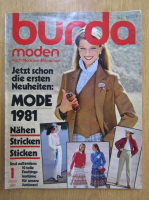 Revista Burda, nr. 1, 1981