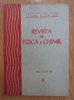 Revista de fizica si chimie, anul XXV, nr. 5, mai 1988