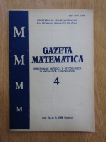 Revista Gazeta Matematica, anul IX, nr. 4, 1988