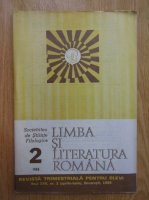 Anticariat: Revista Limba si literatura romana, anul XVII, nr. 2, 1988