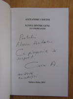 Alexandru Ciocioi - Ecoul dintre gene. 11 poeme alese (cu autograful autorului)