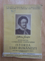 Constantin Cantacuzino - Istoriia Tarii Rumanesti