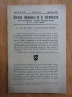 Cronica numismatica si arheologica, anul VIII, nr. 77-82, ianuarie-iunie 1928