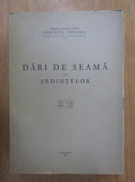 Dari de seama ale sedintelor (volumul 43)