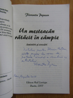 Anticariat: Florentin Popescu - Un mesteacan ratacit in campie (cu autograful autorului)