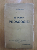 I. Gavanescul - Istoria pedagogiei
