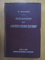 P. Maurer - Exploitation des compteurs d'energie electrique