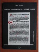 Ulric Molitor - Despre vrajitoare si prezicatoare