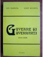 Ion Mamina - Guverne si guvernanti (1916-1938)