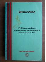 Mircea Ganga - Probleme rezolvate din manualele de matematica pentru clasa a XI-a