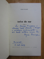 Anticariat: Eugen Frunza - Iarba de aur (cu autograful autorului)
