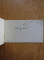 Florin Iordachescu - Ace de pin. Epigrame silvice (cu autograful aurorului)