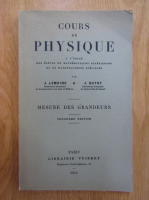J. Lemoine - Cours de physique