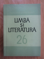 Limba si literatura, nr. 26, 1970