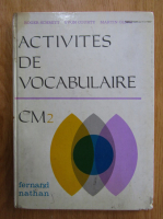 Roger Schmitt - Activites de vocabulaire. CM2