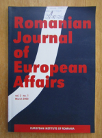 Anticariat: Romanian Journal of European Affairs, volume 3, nr. 1, march 2003