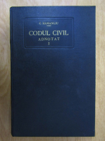 C. Hamangiu - Codul civil adnotat (volumul 1)