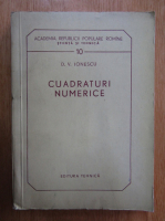 D. V. Ionescu - Cuadraturi numerice