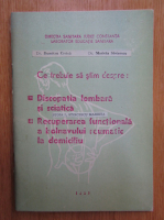 Dumitru Civica, Marieta Stoicescu - Discopatia lombara si sciatica