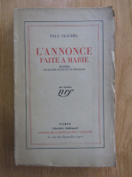 Paul Claudel - L'anntonce faite a Marie