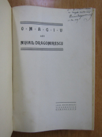 Raul Teodorescu - Omagiu lui Mihail Dragomirescu (cu autograful lui Mihail Dragomirescu)