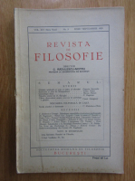 Anticariat: Revista de Filosofie, volumul XIV, nr. 3,  iulie-septembrie 1929