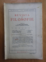 Revista de Filosofie, volumul XVI, nr. 1,  ianuarie-martie 1931
