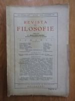 Revista de Filosofie, volumul XVI, nr. 3-4,  iulie-decembrie 1931