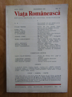 Anticariat: Revista Viata Romaneasca, anul LXXX, nr. 12, decembrie 1985