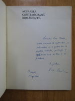 Valentin Ciuca - Acuarela contemporana romaneasca (cu autograful autorului)