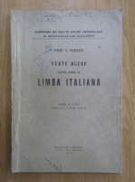 C. Perussi - Texte alese pentru cursul de limba italiana