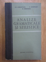 D. D. Drasoveanu - Analize gramaticale si stilistice