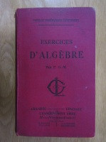 F. G. M. - Exercices d'algebre