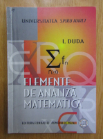 I. Duda - Elemente de analiza matematica