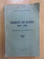 R. Scarisoreanu - Fragmente din razboiul 1916-1918