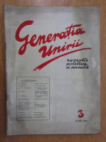Revista Generatia Unirii, nr. 3, mai 1929