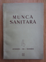 Revista Munca Sanitara, nr. 4, octombrie-decembrie 1955