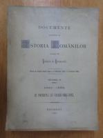 Eudoxiu de Hurmuzaki - Documente privitore la istoria romanilor (volumul 4, partea II-a)