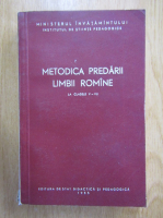 Metodica predarii limbii romane la clasele V-VII