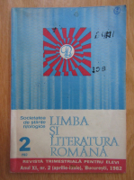 Revista Limba si literatura romana, anul XI, nr. 2, 1982
