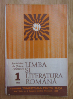 Revista Limba si literatura romana, anul XVII, nr. 1, 1988