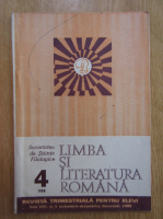 Revista Limba si literatura romana, anul XVII, nr. 4, 1988