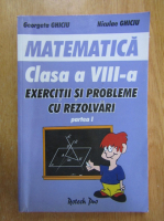 Georgeta Ghiciu, Niculae Ghiciu - Matematica pentru clasa a VIII-a. Exercitii si probleme cu rezolvari (partea I)