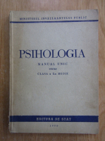 Psihologia, manual unic pentru clasa a X-a medie