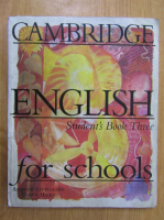 Anticariat: Andrew Littlejohn - Cambridge English for Schools. Student's Book Three