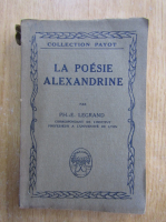E. Legrand - La poesie alexandrine