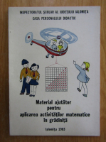 Material ajutator pentru aplicarea activitatilor matematice in gradinita