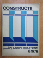 Revista Constructii, nr. 6, 1978