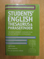Students' English Thesaurus and Phrasefinder