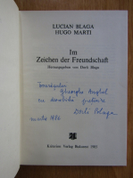 Lucian Blaga, Hugo Marti - Im Zeichen der Freundschaft (cu autograful lui Dorli Blaga)